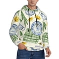 thumbnail image 2 of Xecao Vintage Utensils Pattern Men's Adult Pullover Hoodie,Hooded Sweatshirt-XX-Large, 2 of 7