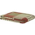 thumbnail image 3 of Farmhouse Quilt Prairie Winds Patchwork Cotton Red Green Bedroom Decor TCC Brands, 3 of 3