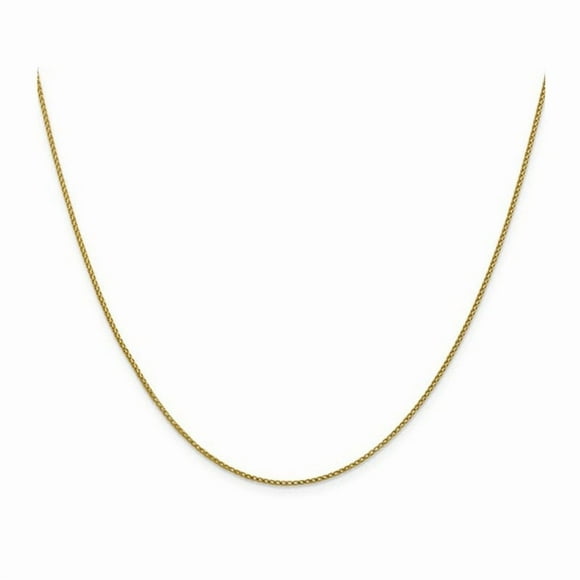 18 inch 14 Karat Yellow Gold Diamond-Cut Franco Chain in (1.15mm)