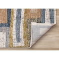 thumbnail image 5 of Rug Branch Contemporary Distressed, Geometric Orange Indoor Area Rug - 5' x 8', 5 of 8