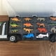 thumbnail image 3 of Vogacara Transporte Car Carrier Storage Truck Toy Playset Indoor Holiday Christmas Party Collection Niños pequeños Regalo Tipo 2 Juguetes No.01 Vogacara FN001030-01B, 3 of 6