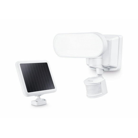 Philips 180° White Solar Powered Motion Activated Outdoor Integrated LED Flood Light