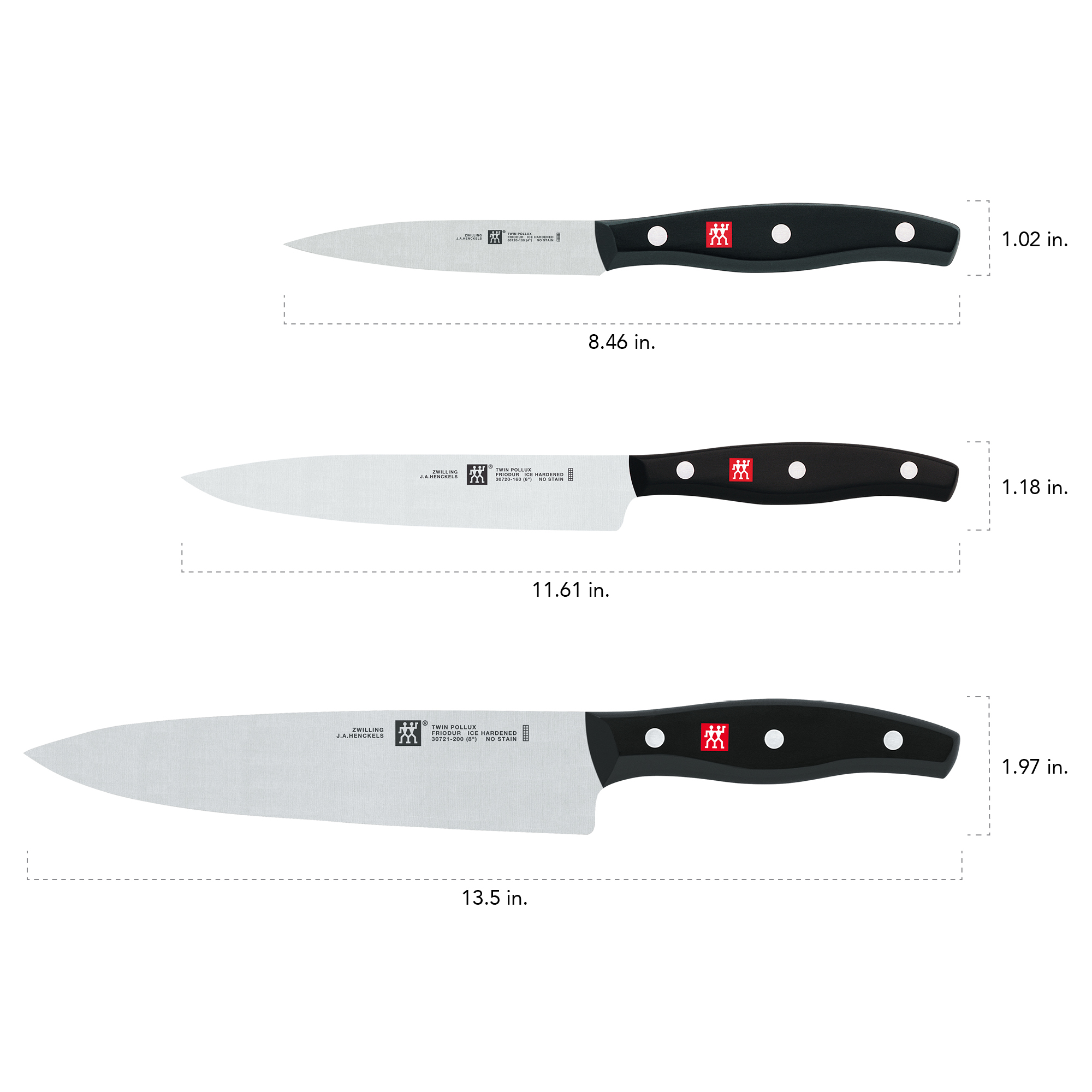 ZWILLING Twin Signature 3-pc Starter Knife Set