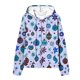 thumbnail image 5 of Puntoco Chaqueta Con Capucha Y Manga Larga Con Cremallera Y Estampado Navideño Informal Para Mujer, 5 of 6