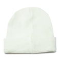 thumbnail image 3 of DALIX Rudolph Adult Beanie Christmas Holiday Winter Stocking Hat in White, 3 of 7