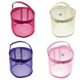 thumbnail image 2 of Knitting Yarn Round Crochet Bag Knitting Crochet Ball Holder Tote Organizer Bag, 2 of 8
