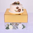 thumbnail image 6 of Balsa Circle 14" Gold Mirror Acrylic Display Box Cake Stand Pedestal Riser Party Centerpieces Wedding, 6 of 8