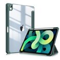 thumbnail image 1 of Case for New iPad Generation, with Pencil Holder, Slim Back Protective Case with Clear Transparent Back Shell & Auto Wake/Sleep(Dark Night Green,ipad air4 10.9), 1 of 7