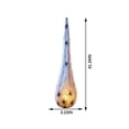 thumbnail image 2 of CuiLiyq Lighted Spider Cocoon Hanging Ornament, Cotton Web Teardrop Decor with Plastic Spiders, Halloween Outdoor Decor for Porch, Yard, Patio Hanging Display, 2 of 6