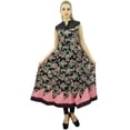 thumbnail image 1 of Phagun Kurta Anarkali Noire de Designer pour Femmes Style Floral Kurti Robe Indienne-24, 1 of 8