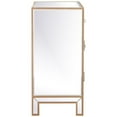thumbnail image 5 of Pemberly Row 2 Door 29" Mirrored Accent Cabinet in Antique Gold, 5 of 11