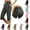 Dark Gray, variant on Women's Capris - Drawstring Elastic Waist Cropped Trousers with 3 Pockets Lightweight Casual Side Split Capris for Women Travel Vacation, Green-a, L