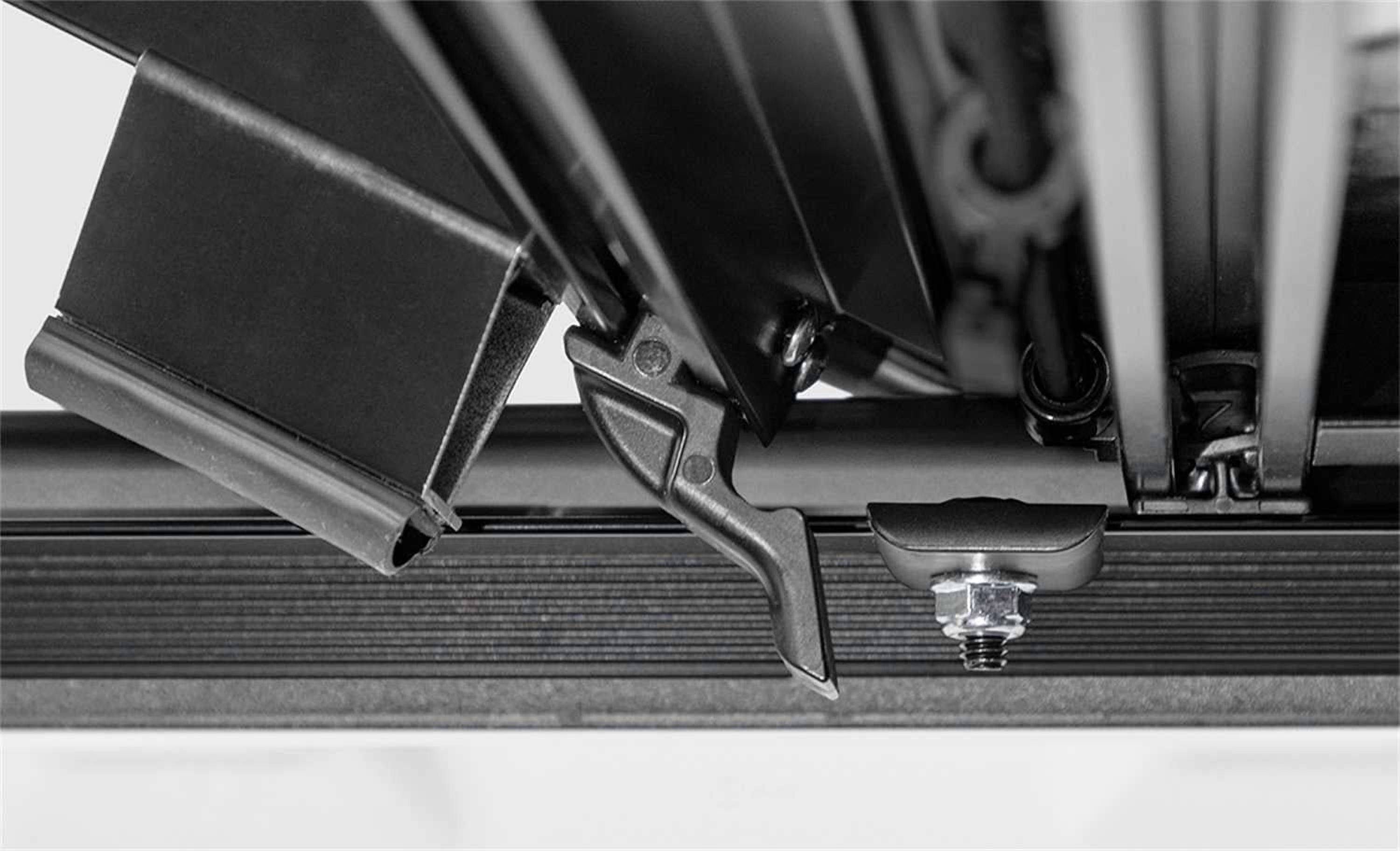 ACI LED Lights B3010079 LOMAXTM Hard Tri-Fold Cover, Black Urethane Finish Single Rail
