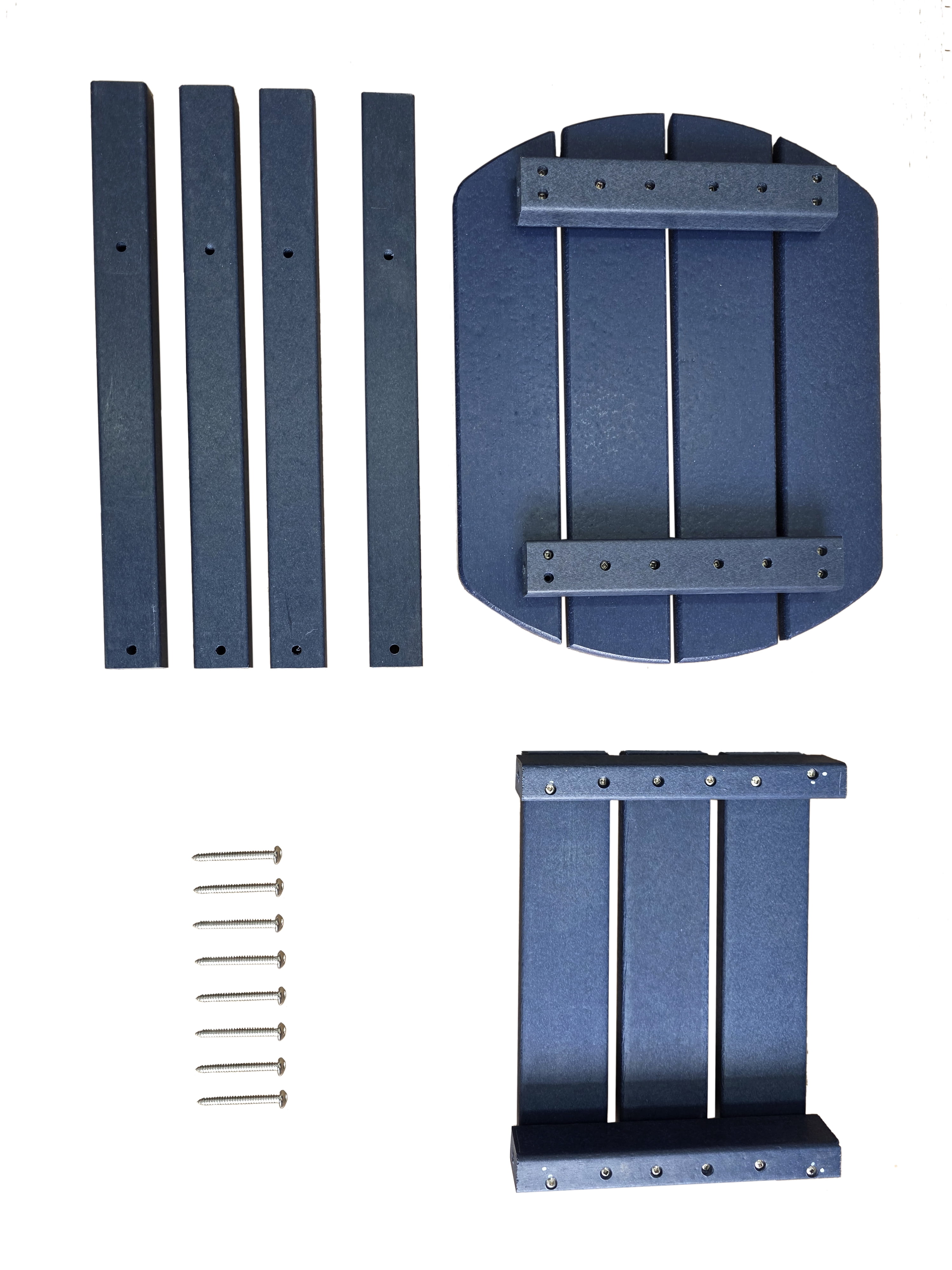 Outdoor Side Table, Patio Side Table, HDPE End Tables for Backyard Pool Porch Garden Lawn