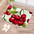 thumbnail image 5 of Cherry Machine Washable Non-Slip Polyester Indoor Floor Rug and Chair Mats, 5 of 6