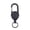 Black, variant on Retractable Key Holder Clip with Easy Pull Buckle Compact Design for Keys ID Badges Multi Color Options 2 Pack