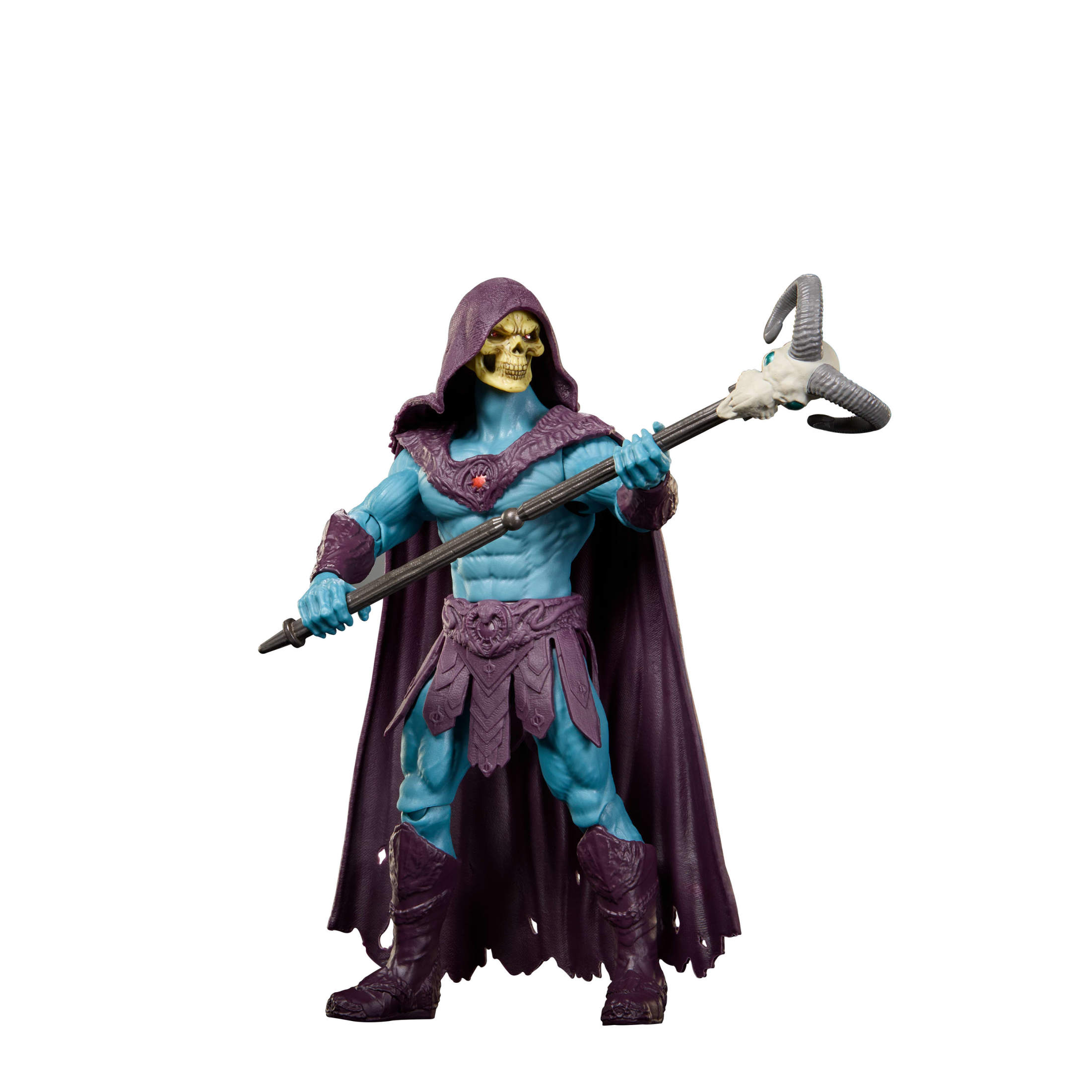 Masters of the Universe Película 2026 Skeletor Figura de Acción de 5.5 Pulgadas Villano, Bastón de Caos 5