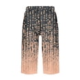thumbnail image 6 of Hawaii Capri Pants for Women Casual Tropical Floral Print Pants Elastic High Waist Drawstring Summer Beach Trousers, 6 of 6