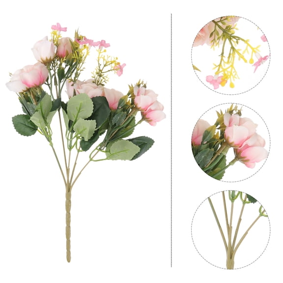 FOMIYES Set of 2 Artificial Flowers for Valentine’s Day, Birthday , and Romantic Home Decor