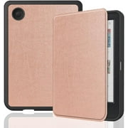 GUXANG For KOBO Clara Colour Compatible Tablet 6 Inch Case Cover with Stand Function Protective Case Tri-Fold Thin Premium PU Leather Full Protective Type Sleep Function (Navy)