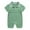 Green, variant on Girls Romper Newborn Infant Baby Girls Summer Short Sleeve Romper Soft Breathable Jumpsuit with Bow Tie Baby Bubble Romper Hot Pink 0 Months-3 Months