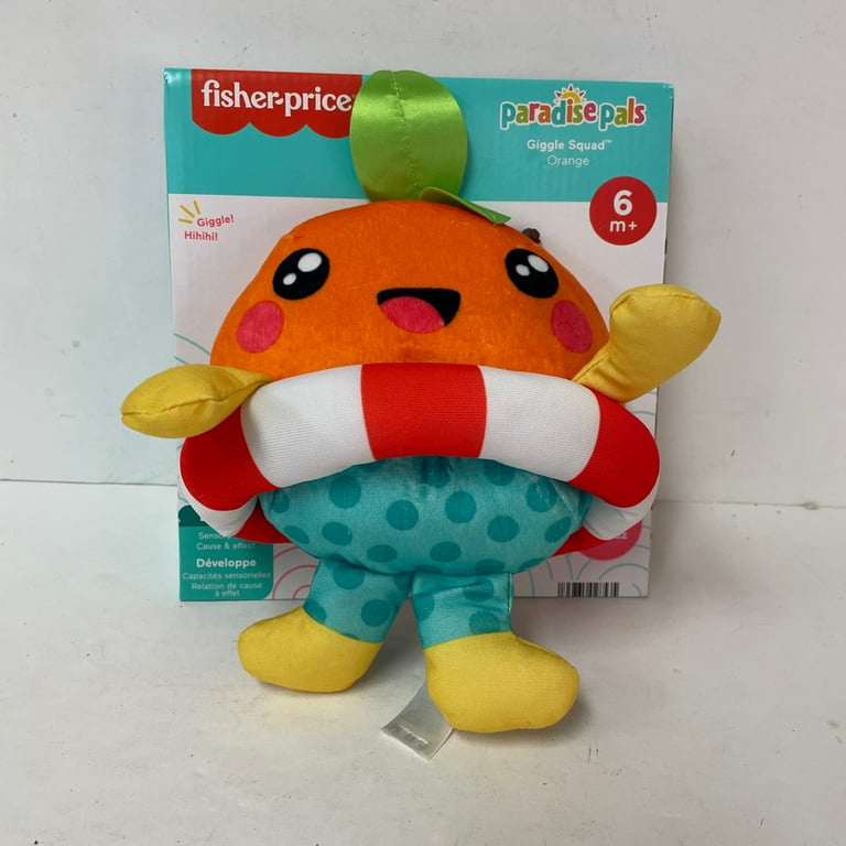 Fisher Price Orange Paradise Pals Giggle Squad Interactive Plush