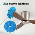 thumbnail image 2 of Limpiador de ventilador de techo Duster DRQ reutilizable de microfibra azul, 2 of 7
