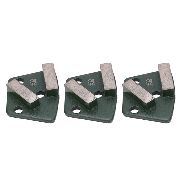 Zapatos de pulido de diamante de hormigón, 3 piezas de zapatos de pulido de diamante Bloque de pulido de diamante Herramientas abrasivas Funcionalidad versátil
