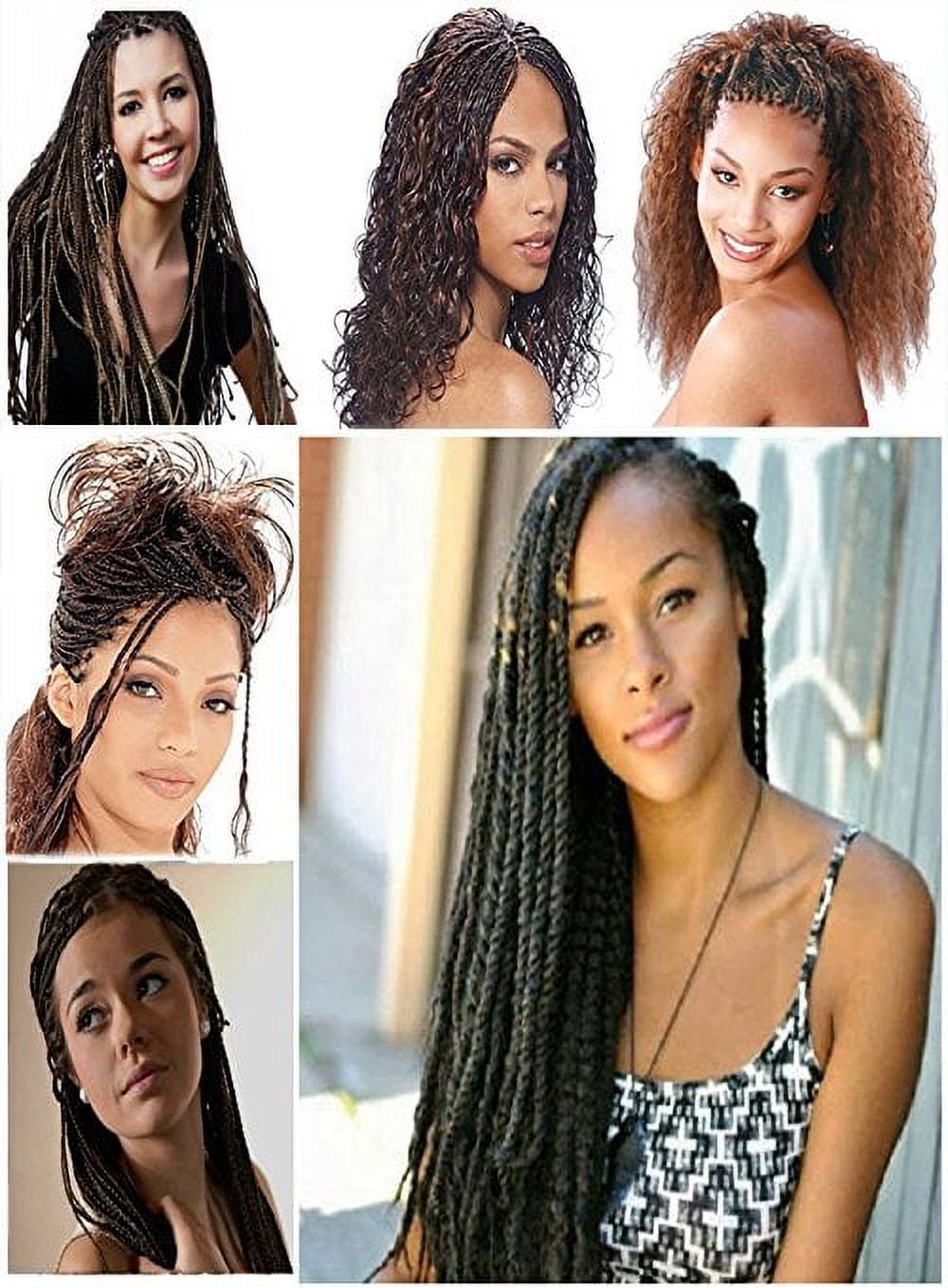 Yaki Bulk Braiding Hair, Human Hair Blend, Braids Hair Extensions for Twists, Hot Selling, Length 18", 2 packs Color #BG