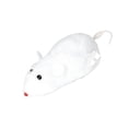 thumbnail image 2 of Pet Toys, Interactive Cat Toys for Indoor Cats, Mouse Model, Plush Fabric Catnip Toys Mouse, White Wind-Up Clockwork Self-Moving Pet Play Companion, 6X2X2 in Size, Soft Texture, 2 of 6