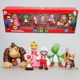 thumbnail image 1 of Super Mario Bros juego Rick muñecas de dibujos animados modelo Anime figura marioneta coleccionable modelo de acción juguetes decoración de escritorio regalos zhangmengya LED, 1 of 2
