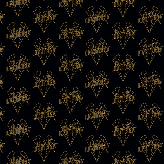 Black Lightning Logo Premium Roll Gift Wrap Wrapping Paper