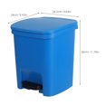 thumbnail image 2 of HIAKDOFT Recycling Bin Plastic Waste Management Blue 1Set For Living Room, 2 of 6
