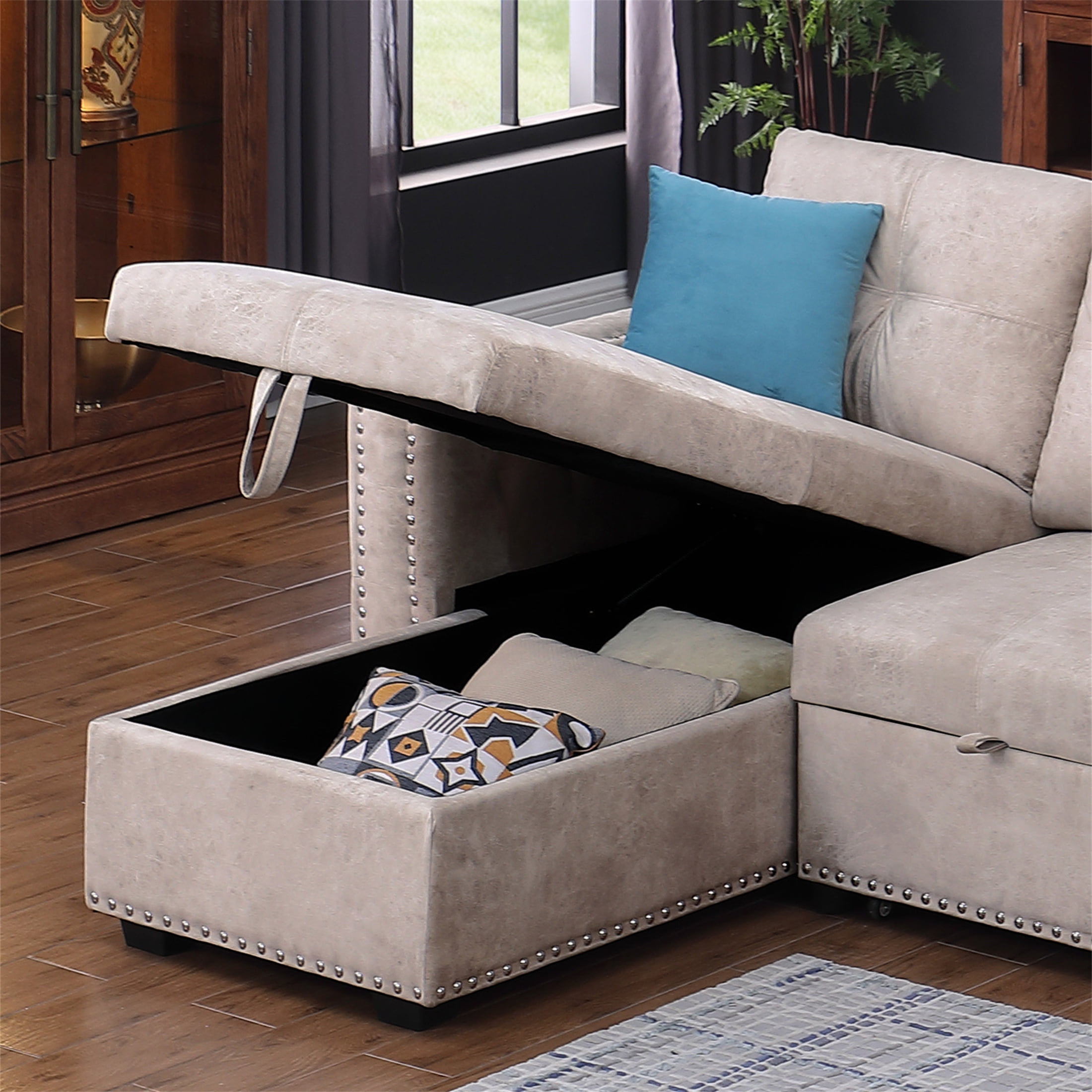 Anwen sleeper sofa on sale with chaise