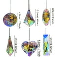 thumbnail image 6 of Callipe Faux Crystal Suncatcher Window Rainbow Maker Handmade Glass Hanging Pendant Lamp Chandelier Prisms for Home Garden Decor, 6 of 8