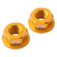 thumbnail image 4 of Paquete de 2 Tuercas de Bujes de Bicicleta Sunnimix M8 Dorado, 4 of 8