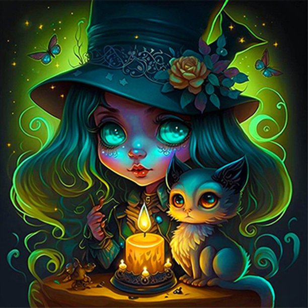 Diamond Painting 5D DIY Full Square Drill Animal Doll Kit Decoración del hogar (4) Hugtrwg Para estrenar