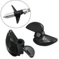 thumbnail image 4 of RC Boat CCW CW Propeller 3mm Shaft Black Rotating Propeller Props for RC Boat Pair , 32mmx3mm, 4 of 8