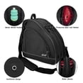 thumbnail image 3 of WOLT Black Ice Skate Roller Skate Bag, Inline Skate Bag with Adjustable Shoulder Strap, 3 of 7