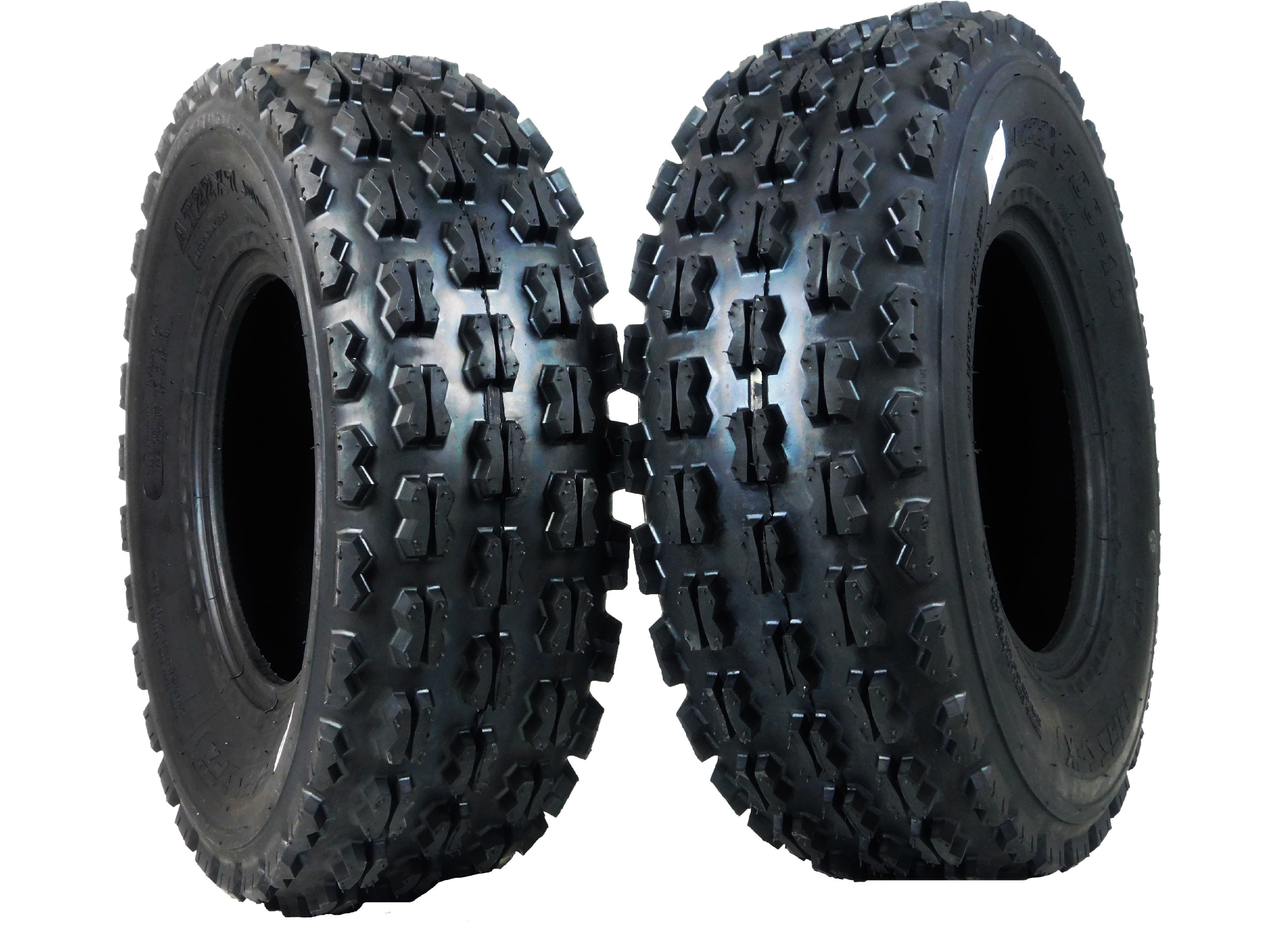 Set of 2 Front ATV Tires 4PR Tubeless 21x7-10 or 21x7x10 4ply P348 205 lbs 21x7x10 Tire 