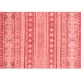 thumbnail image 1 of Ahgly Company Machine Washable Indoor Rectangle Abstract Red Modern Area Rugs, 2' x 5', 1 of 4