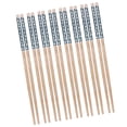 thumbnail image 2 of Bamboo Chopsticks, Reusable 8 Pairs Japanese Style Chopstick Wax Free  For Restaurant For Home, 2 of 8