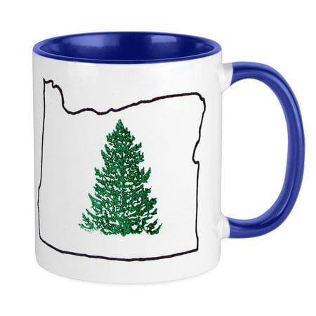 

CafePress - Tree In Oregon Mug - Ceramic Coffee Tea Novelty Mug Cup 11 oz