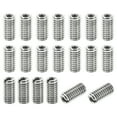 thumbnail image 1 of Unique Bargains Adaptateurs de Filetage Manchon Réducteur Écrou 20 Pcs M6x1 Mâle à M3x0.5 Femelle Réparation Insert Écrou 12mm, 1 of 7