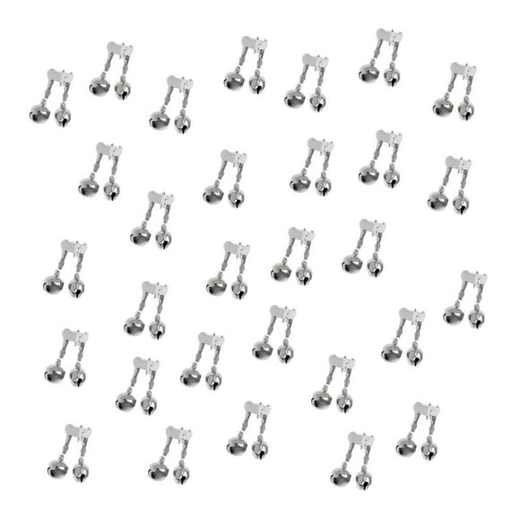 30 Pcs Bells Fishing Rod Clamp Bite Alarms Fishing Bells