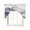 Gray, variant on Mountain Peak Kitchen Swag Valances for Windows, Black Gray Mist Zen Modern Fantasy Swag Valances Curtains for Living Room, Rod Pocket Window Treatments for Bathroom, Bedroom, Cafe, 56"x36"