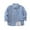 Blue, variant on Zwiiyzr 1-7Y Toddler Kids Button Down Shirts Boys Girl Fashion Cute Striped Print Pocket Long Sleeves Casual Top Shirt Blue
