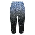 thumbnail image 4 of Pantalones Casuales de las Mujeres Imprimidos Leggings Pantalones Recortados, Pantalones Elásticos Cómodos para el Día Y el Deporte, 4 of 6