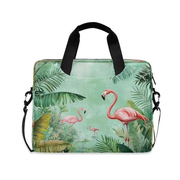 16inch Laptop Briefcase, Business Laptop Bag with Detachable Strap & Padded Compartment, Water-Resistant Polyester,Swan