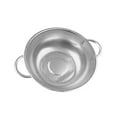thumbnail image 1 of mmirethe Stainless Steel Sink Dish Drying Rack Organizer Drain Sink Plastic Basket Silver 7.68 Inch 1Set, 1 of 6